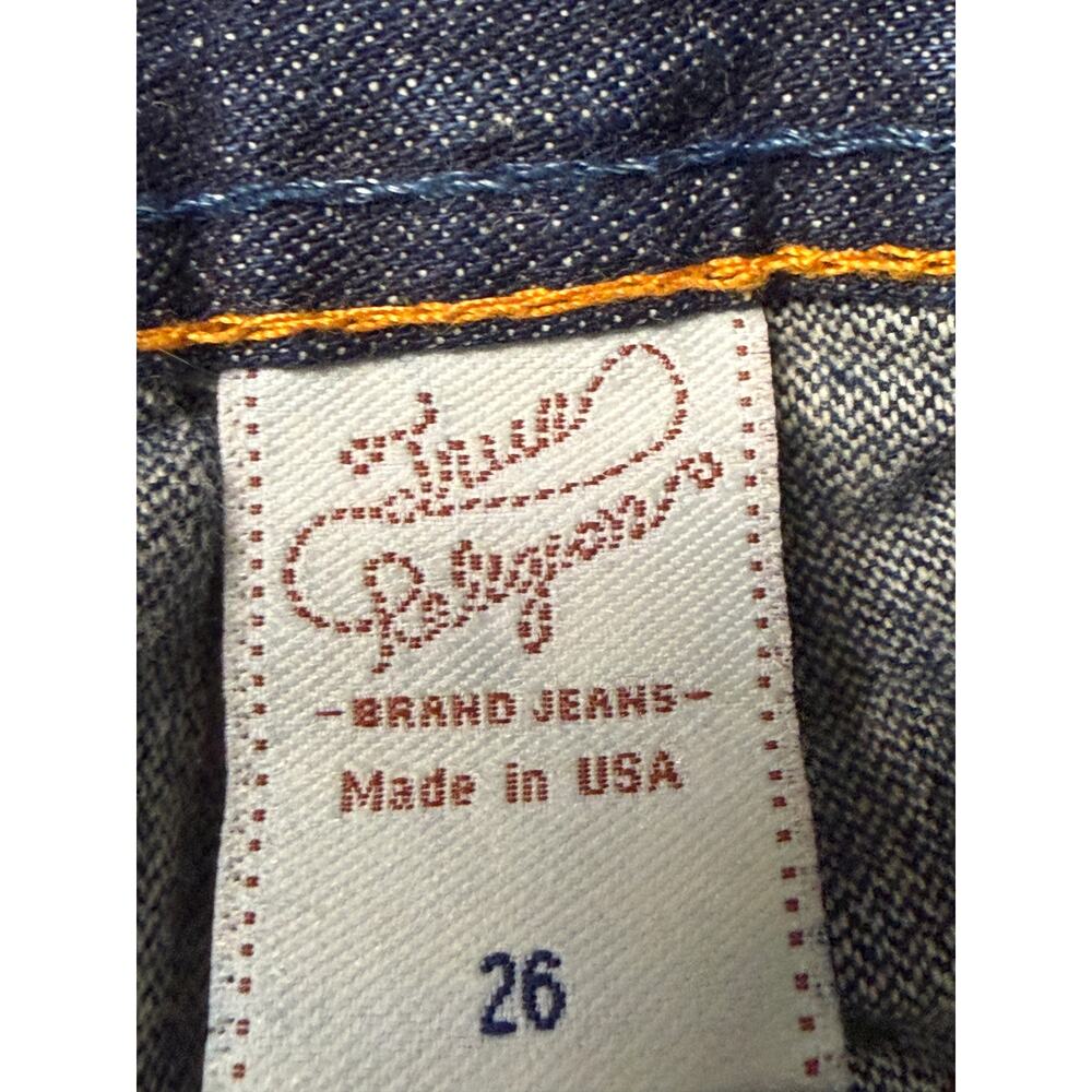 True Religion Joey Flare Jeans Size 26 Made USA Low Rise Distressed Cotton EUC - Picture 9 of 11